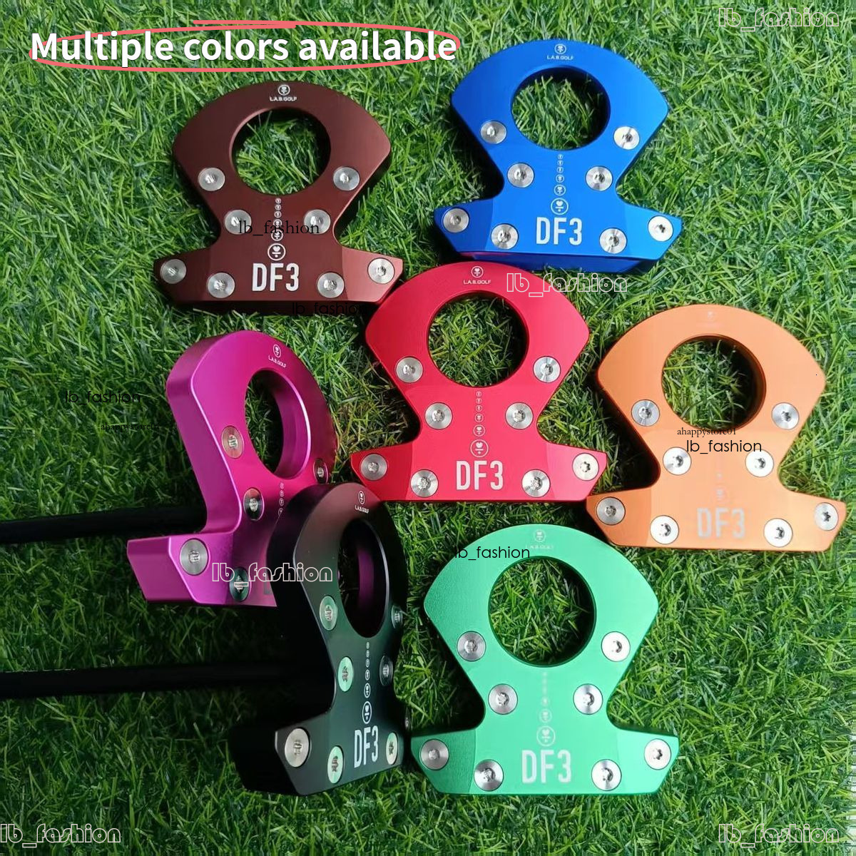 LAB putter High Quality Designer LAB GOLF 33/34/35/36 Inches Putter Big Black Bull Golf Automatic Balancing Club Face Return Putter Right Hand With Putter Cover 296