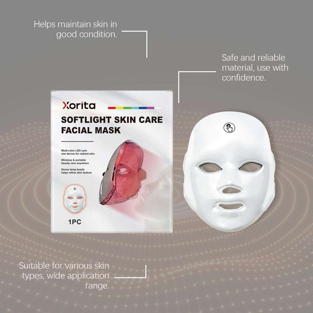 Xorita Light Mask Gentle for Facial Skin Soft and Delicate Glossy Comfortable Care