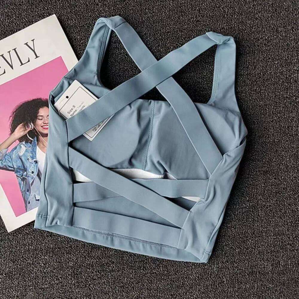 Seamless Sexy Yoga Fitness Top Sports Running Underwear Push-Up Bra Sportswear Bralette Female 26Y0209