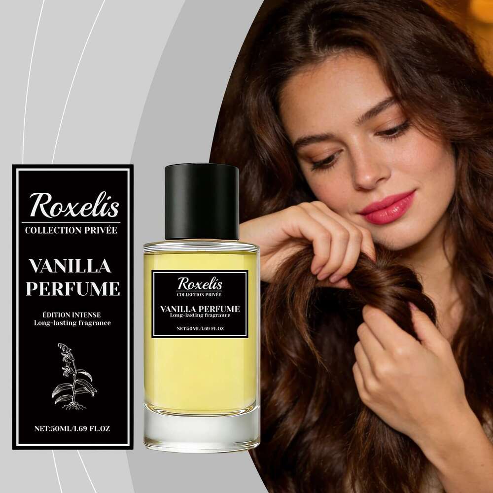Roxelis Vanilla Light Fragrance Gentle Skin-Friendly Formula Long-Lasting Natural Scent Soft Skin-Adhering Aroma