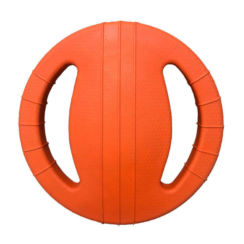 Frisbee Foam Outdoor Training Tug-of-War Golden Retriever Pet Dental Cleaning Toy Stress Relief Dual-Use Dog Pull Ring