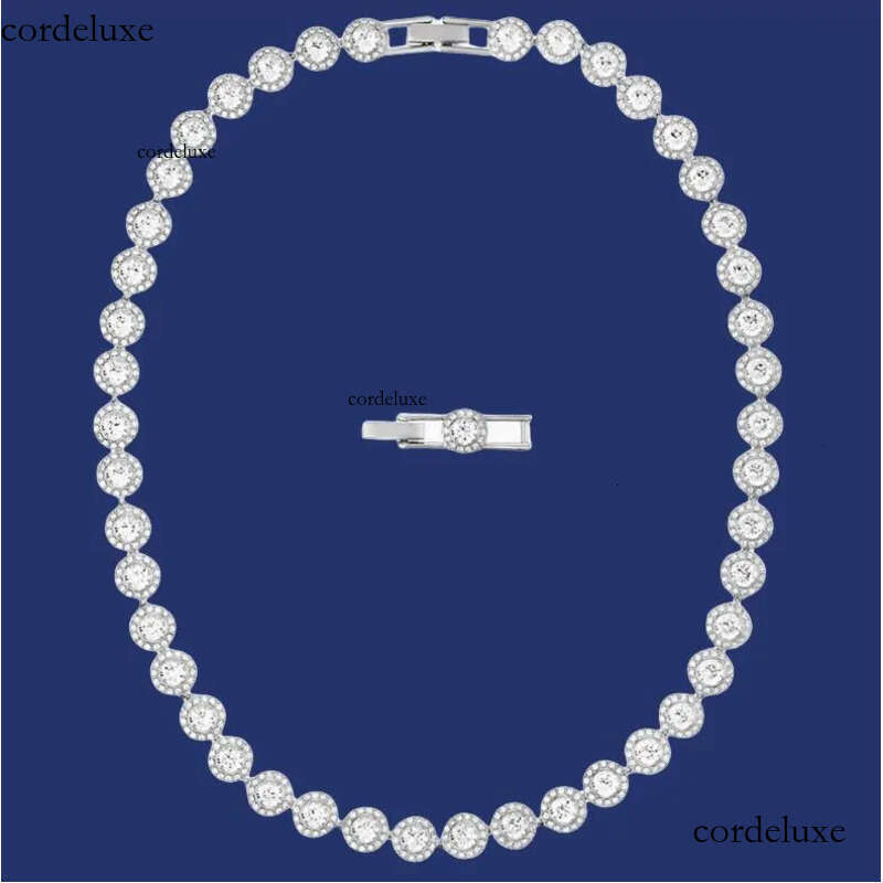 Dia designer for woman angelic iced out chain AAA beads moissanite jewelry plated sier necklace part wedding zh195 67
