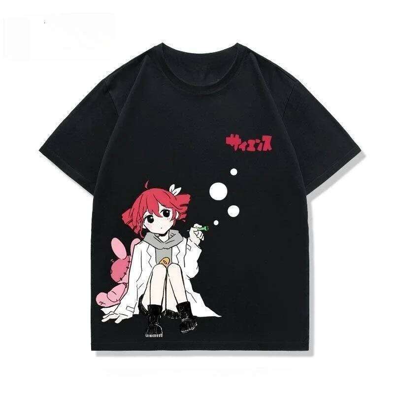 Kasane Teto Short Sleeve T-shirt Summer Cosplay Costume Casual Student Loose Tops Breathable Top X260209