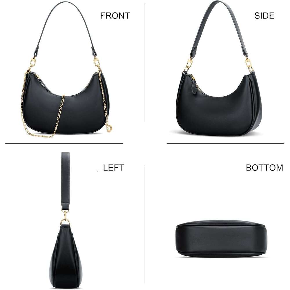 Shoulder For Women Small Purse Cute Clutch Hobo Handbag Trendy Crescent Bag
