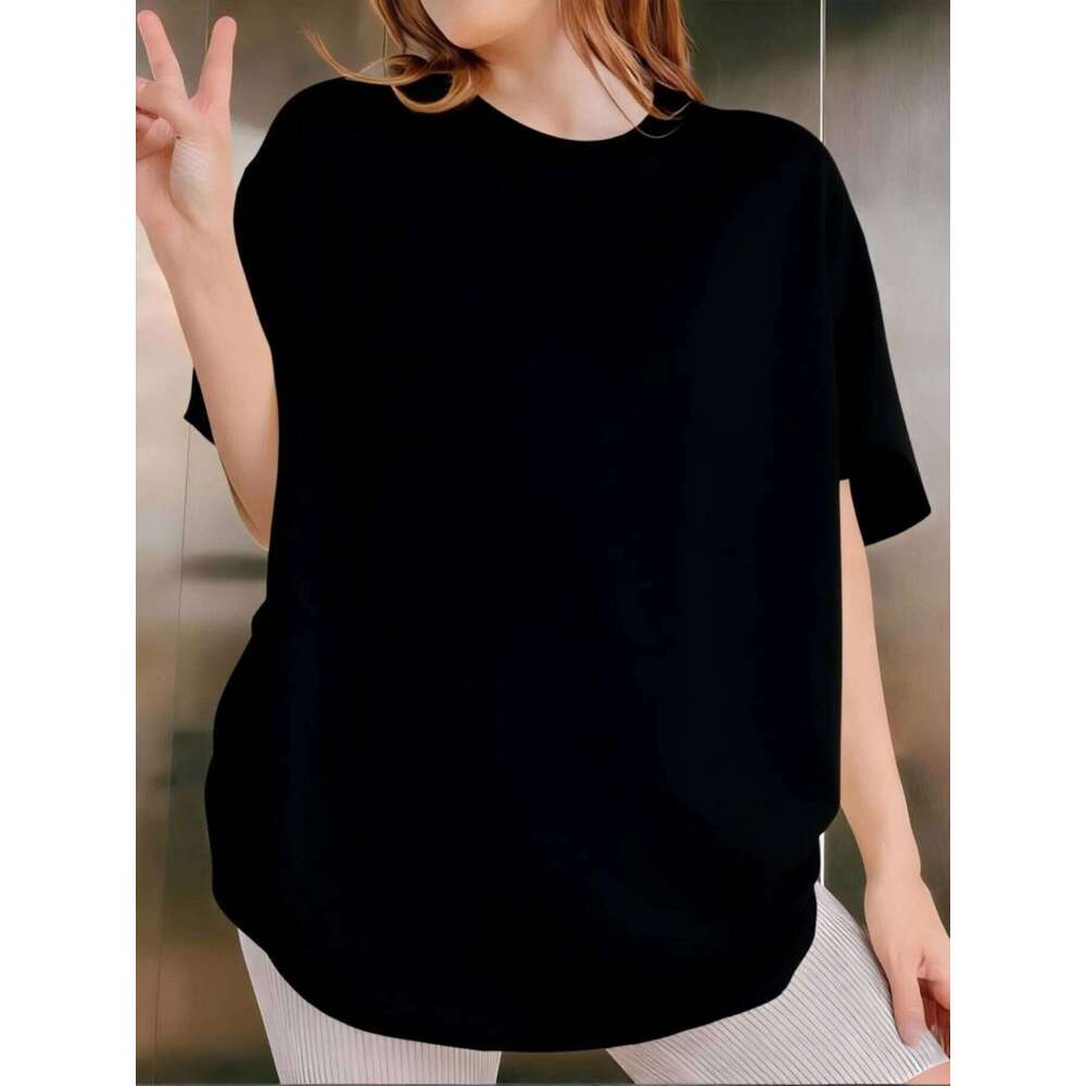 Duck With Flower Print T Shirt Casual Wear For Women 220g X260209