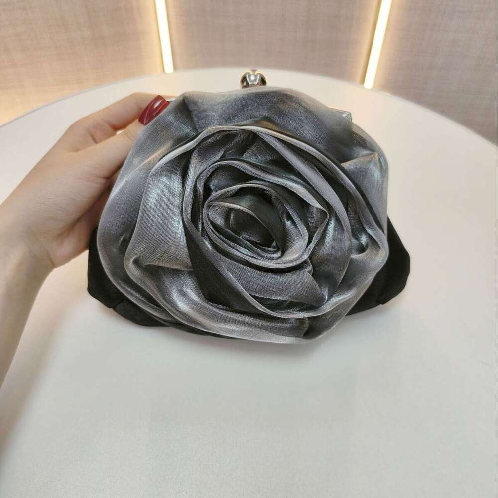 New Cross-Border With Ancient Style Fairy Flowers, Small Bag Cheongsam, Chinese-Style Banquet Women's Bag, Floral Handbag For Parties