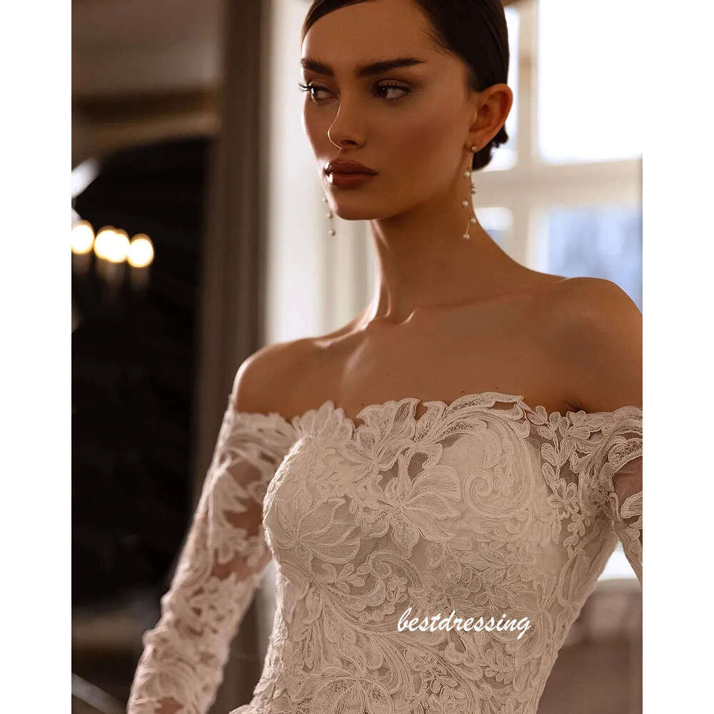 Classy Ivory Lace Wedding Dresses With Removable Sleeves Sexy Strapless Plus Size Boho Bridal Gowns Sweep Train A Line Modern Bride Reception Marriage
