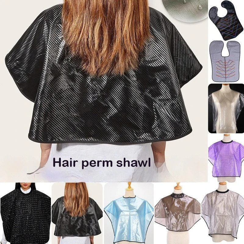 Barbershop Hairdressing Cape Waterproof Hair Coloring Wraps for Hair Color Shampoo Cloth Haircut Cloak Tools 260203