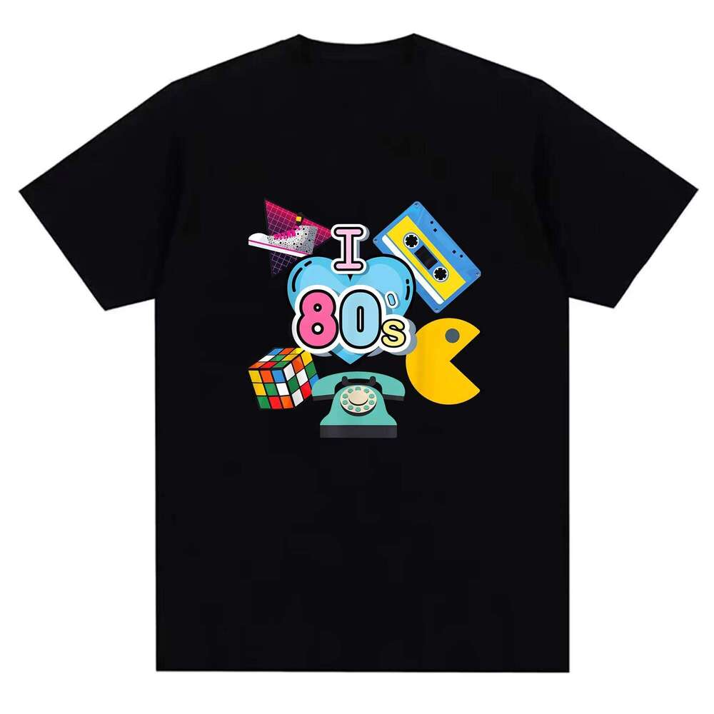 Men's Printed Short Sleeve T-Shirt - Trendy Phone Paco Design, 100% Cotton Soft Tee for Casual Wear, Breathable & Comfortable X260209