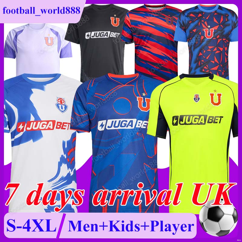 4XL Universidad de Chile 26 27 Soccer Jerseys VARGAS O.RIVERO 2026 Football Shirts ARANGUIZ ALTAMIRANO DIAZ football kits ASSADI POBLETE Men Kids Kit Socks Sets