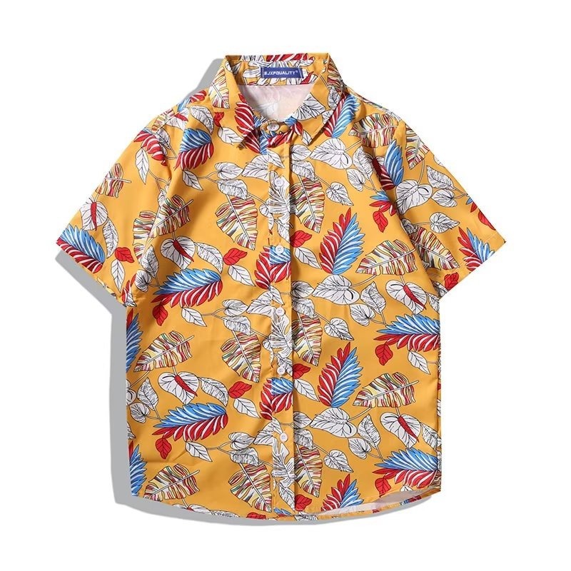 Men's Polos Hip Hop Graphic Blouses Shirts For Men Clothes Casual Short Sleeve Streetwear Male Lapel Top