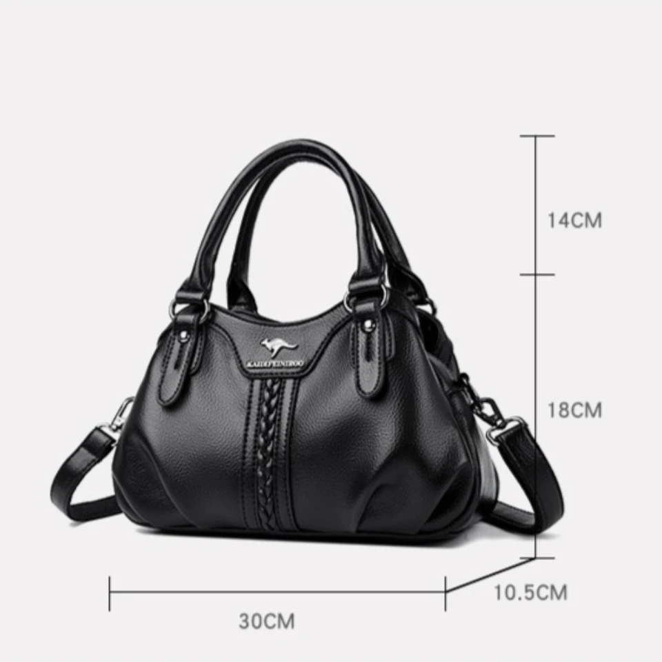 Genuine Top Quality Handbags 3 Layers Small Casual Tote Bag Crossbody Highcapacity Female Shoulder 260208