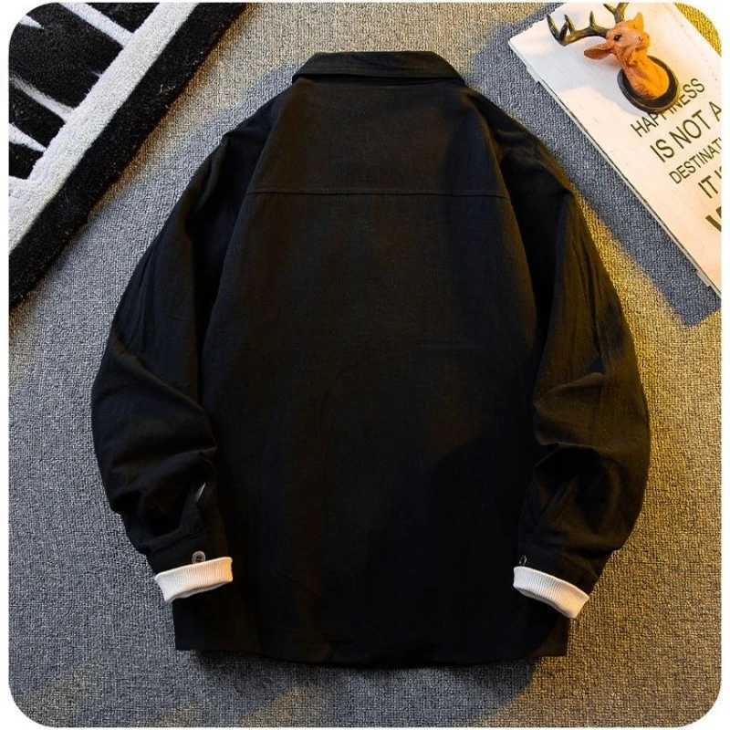 Spring Autumn New Chinese Buttoned Shirts Jacket Fashion Mens Retro Chinese Style Loose Casual Shirt Men Tops Male Clothes C260209