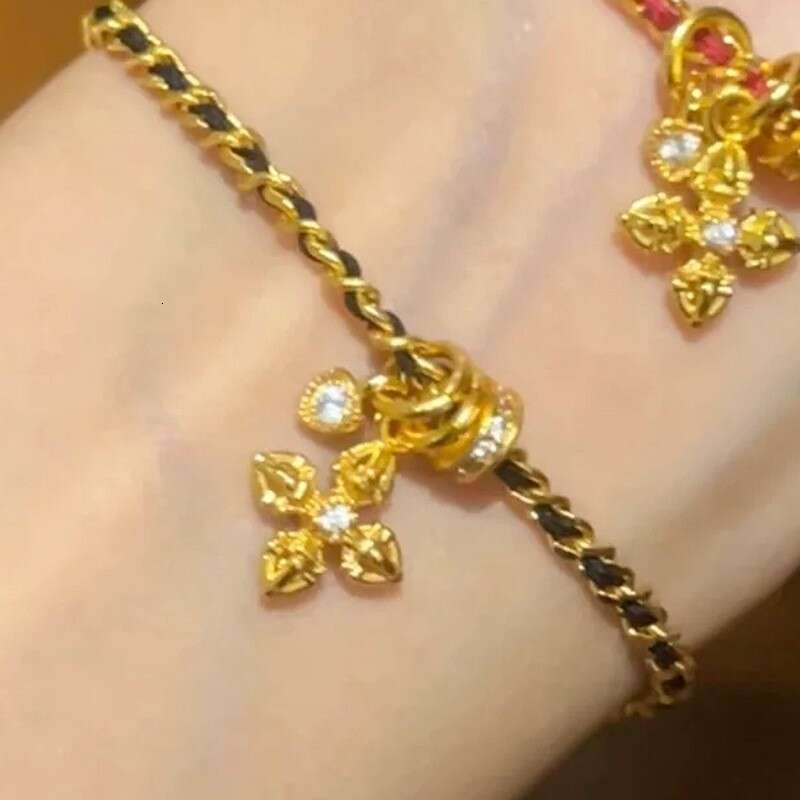 Necklace Designer For Women Red String Vajra Bracelet For Women 2026 New DIY Black Gold Bracelet