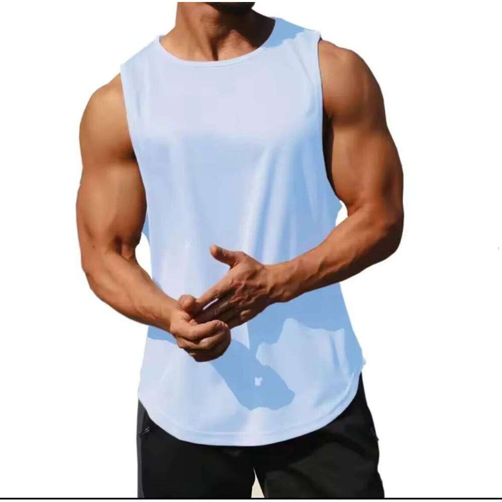 Men's Quick Dry Sports Tank Top for Running Marathon Basketball Loose Fit Training Vest 26Y0209