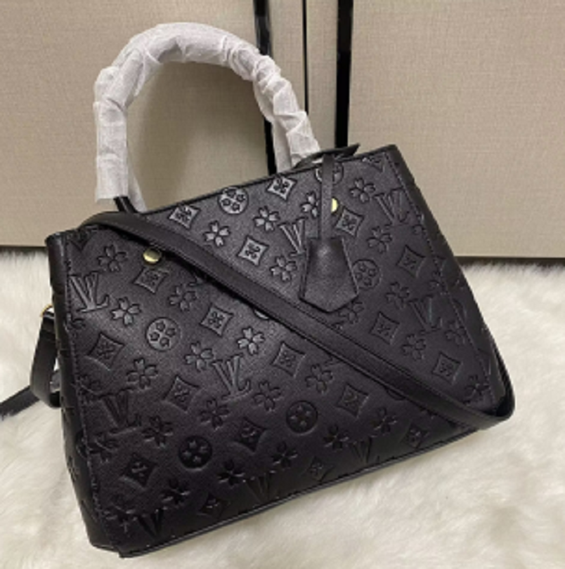 Satchel Designer Bags Fashion Womens Genuine Leather Handbags Flap Luxury Shoulder Bag Ladies Flower Classic Handbag Wallet Purse Crossbody Bag Strim Handles