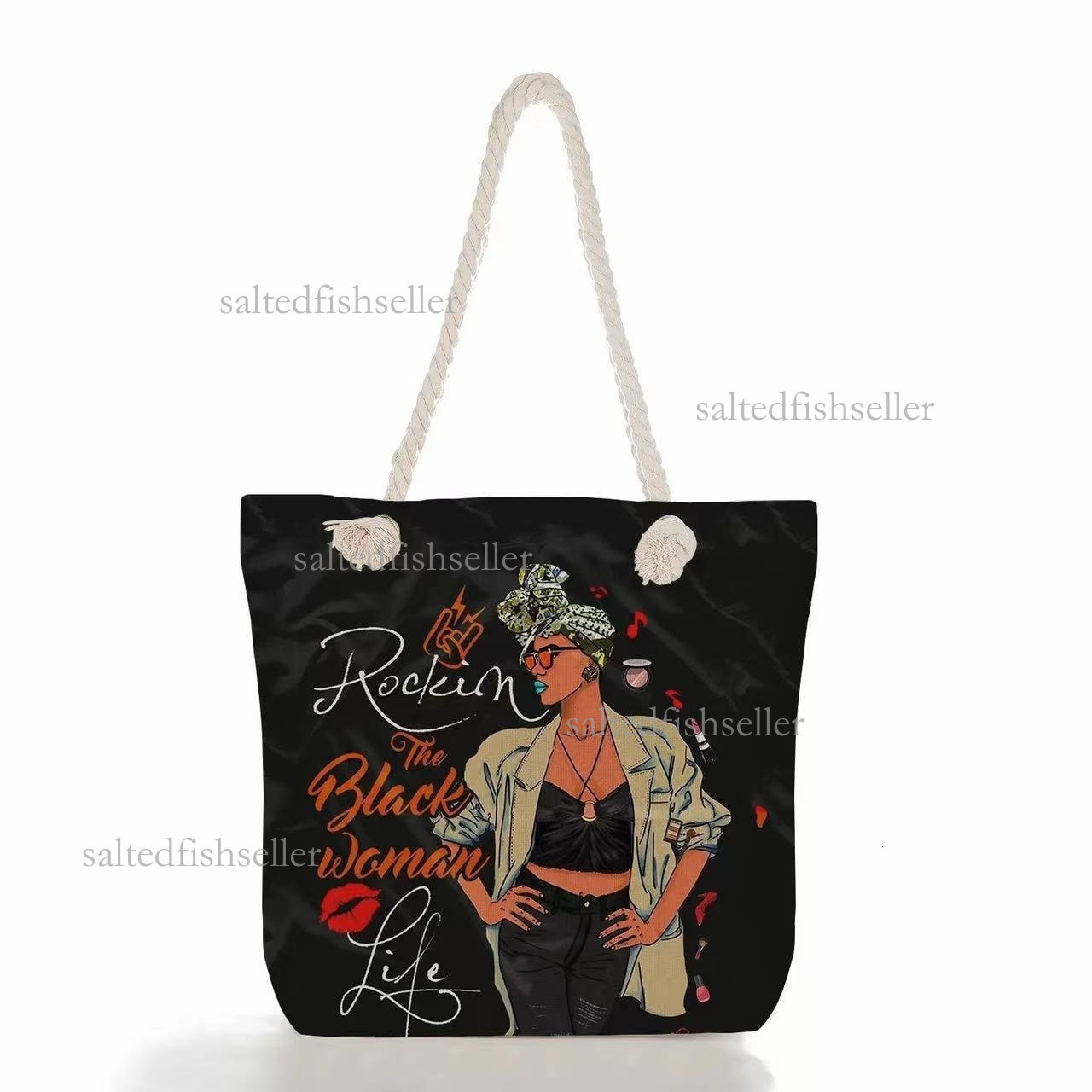 2026 Luxury Large Capacity Embroidered Canvas Bag Fashion Versatile Outdoor Handheld Tote Bag Leisure Shopping Versatile Shoulder Bag