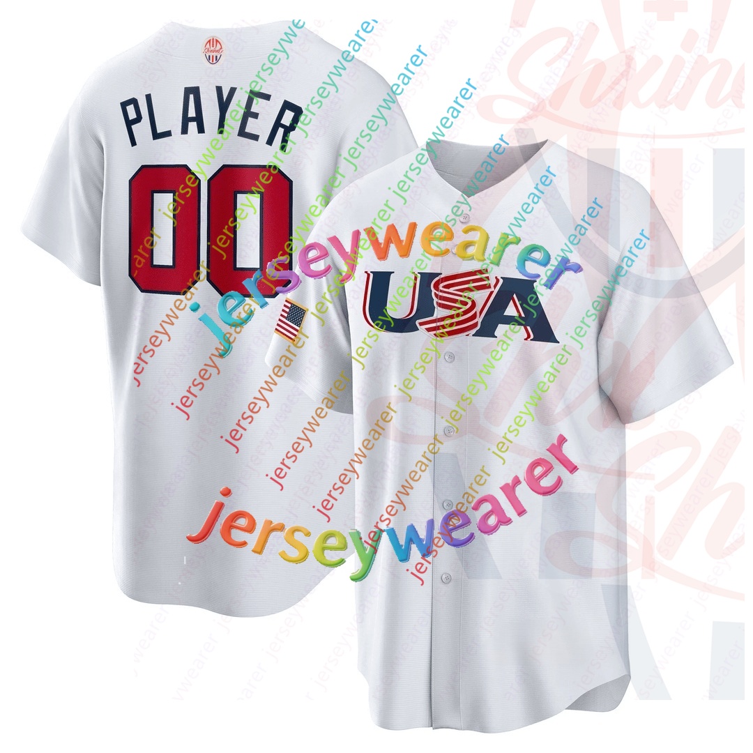 New York Aaron Judge Basebll Jersey Giancarlo Stanton Anthony Volpe Max Fried Custom Any Name Number Mens Womens Youth 2026 usa Shxinet World Baseball