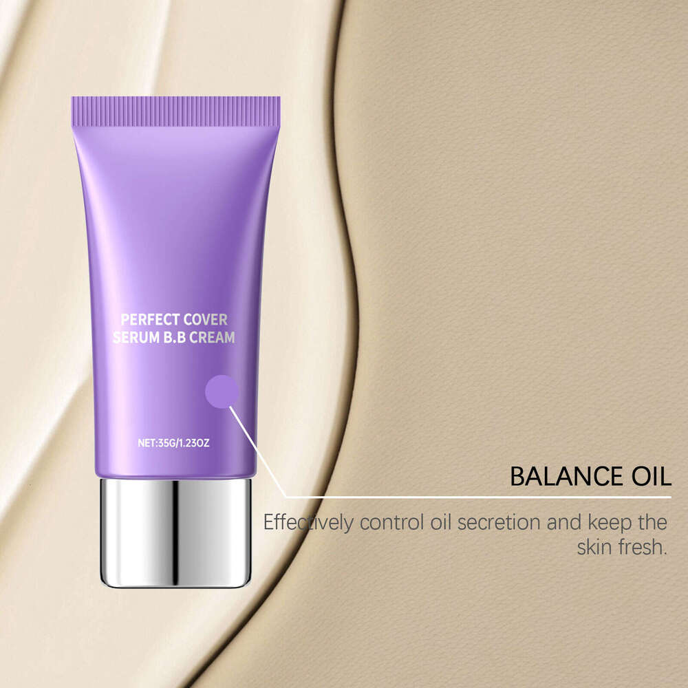 AMZ Ivory White Essence BB Cream Lightweight Natural Concealer Fit Moisturizing Long-lasting Daily Commuting Nude Makeup Primer