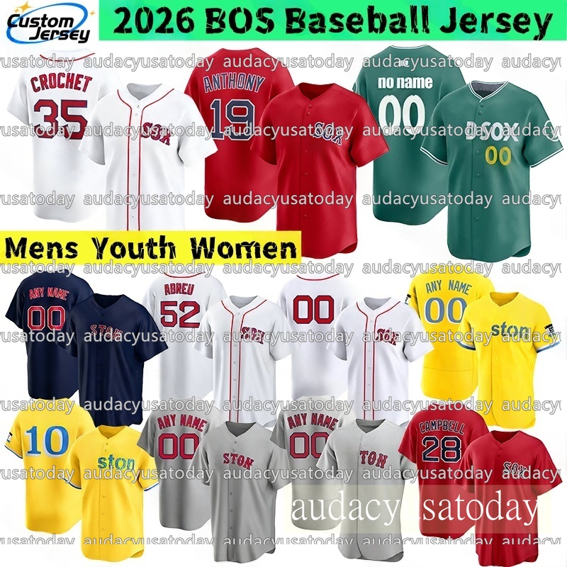 BostonS Red Sox jersey 35 Garrett Crochet Roman Anthony Jarren Duran 3 Ceddanne Rafaela Abreu Story Bello Mayer Tolle Campbell Narvaez Casas Garcia Baseball jerseys
