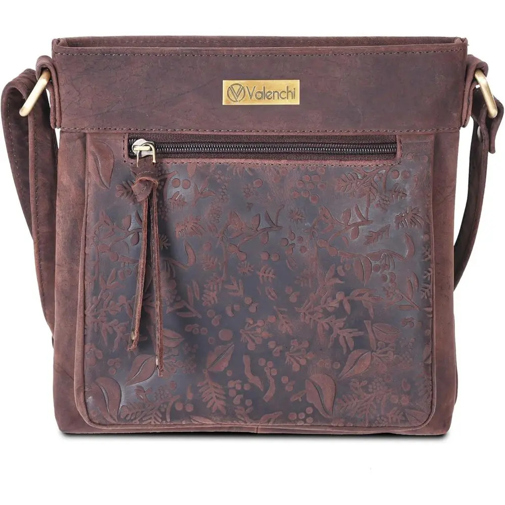 Genuine Leather Womens Crossbody Bag with Adjustable Strap Chic and Versatile Accessory 260208