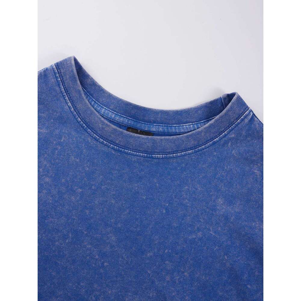 A cow cat imitating penguins catwheezie Holes Washed T-Shirt Mens Summer Tee Cotton Comfortable Top Unisex Colour Soft Clothing X260209