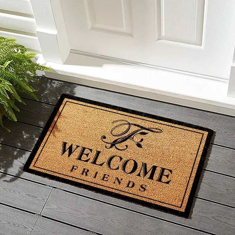 Minimally Designed Entrance Welcome Doormat Living Room Porch Decoration Rug Dirt Resistant Slip Resistant Mat S260207