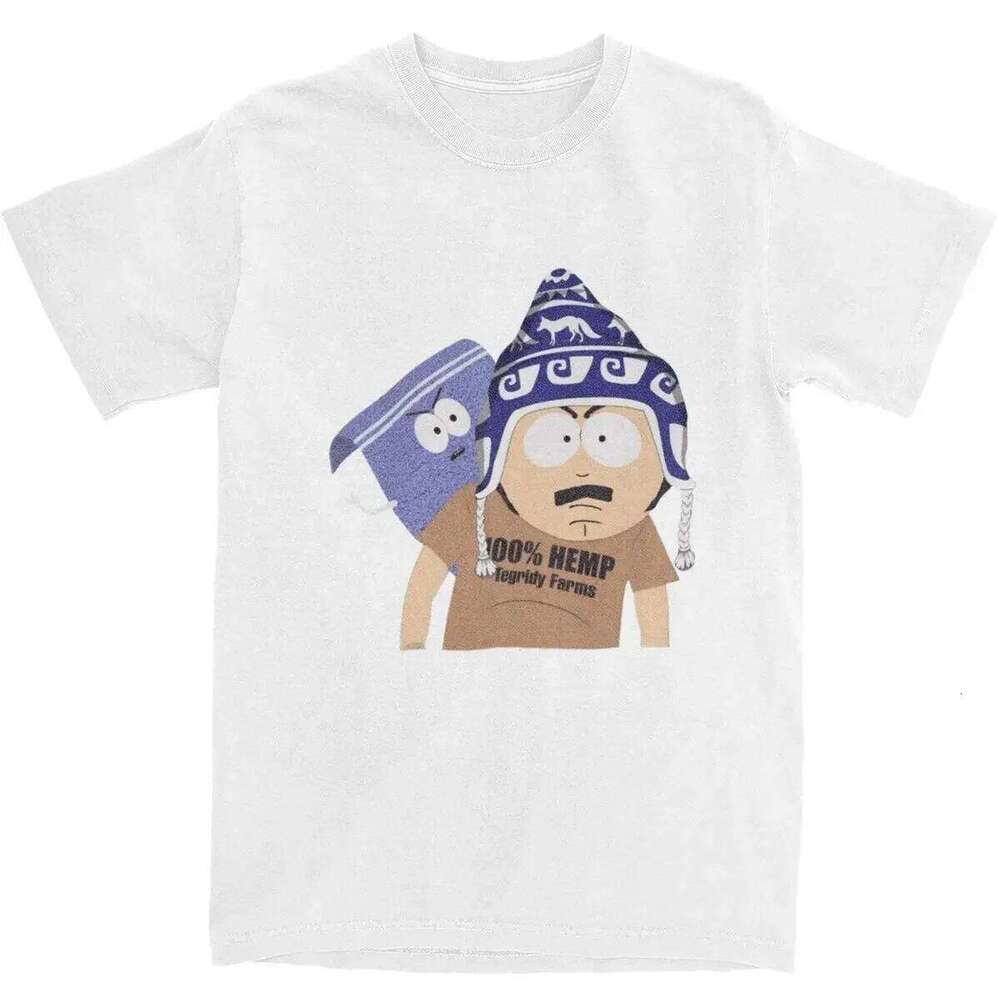 Clothes Leisure Tee Shirts Men Women Tegridy Farms Randy Marsh And Towelie Shirt Merchandise Souths Parks Pure Cotton T-shirts X260209