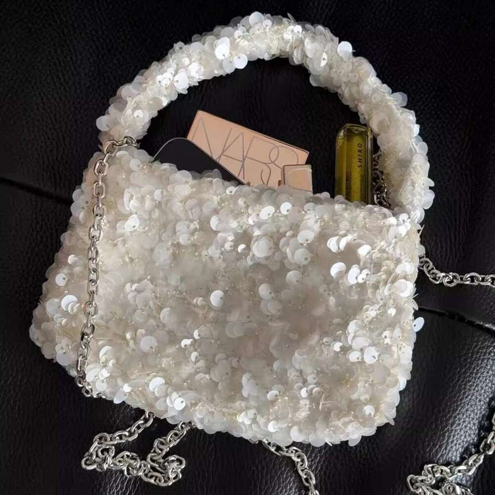 Bling Handbag For Women, Fashionable High-End, Sequin Evening Versatile Chain Shoulder And Crossbody Bag, Cross-Border