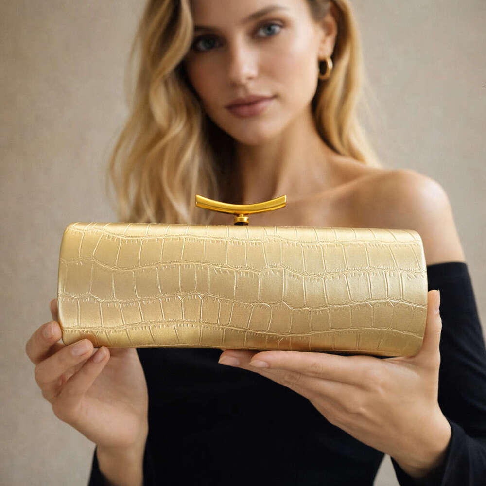 Clutch Bag European And American Cross-Border New PU Crocodile Pattern Baguette Style Bag Single Shoulder Crossbody Fashion Evening Party Manufacturer