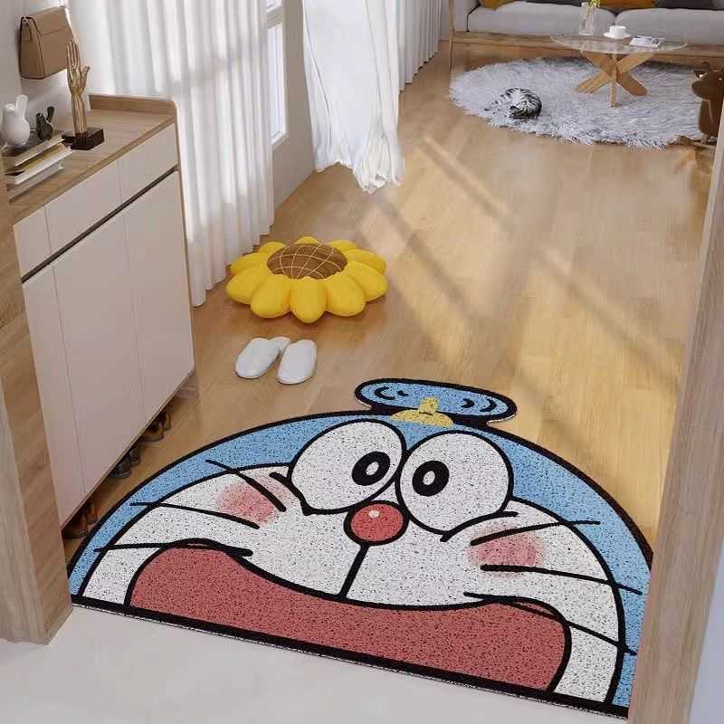Cartoon-style household silk loop floor mat dirt-resistant and wear-resistant suitable for entryway washable and cuttable S260207