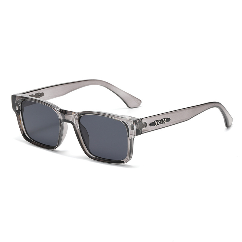 irregular Sunglasses New Fashion Square Frame Sunglasses For Men UV Protection Leopard Print Large Women Trendy