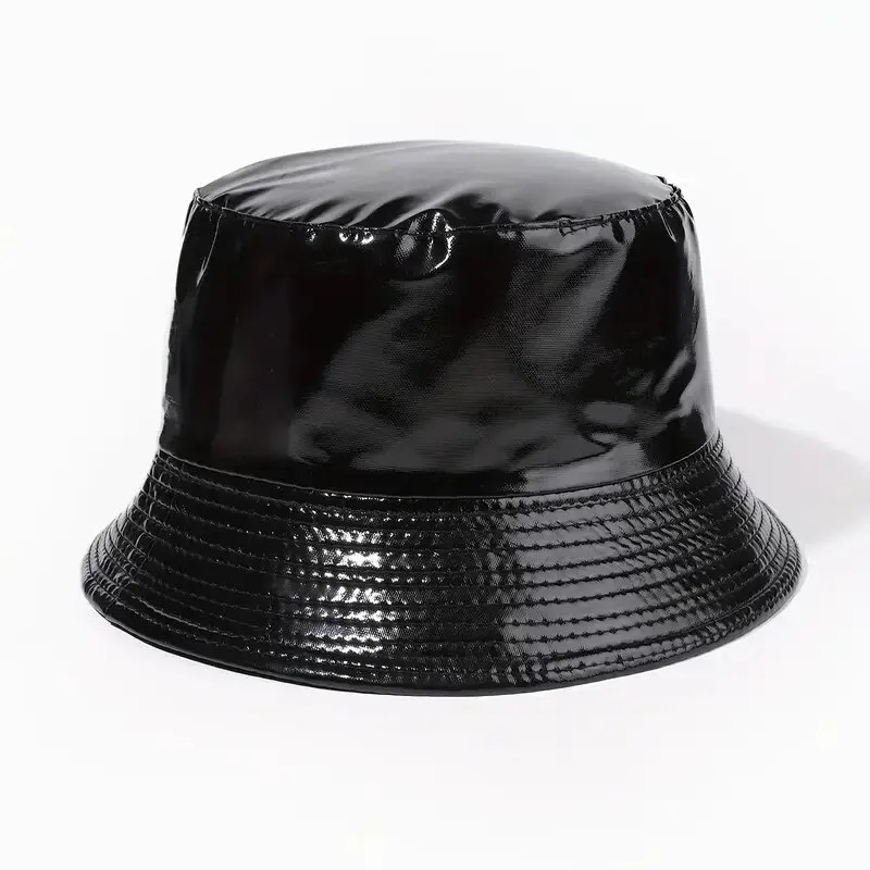 Reversible Waterproof Bucket Hat For Women Rain hat Fishing Dot Caps Hat Two Side Cap Female H3 260208