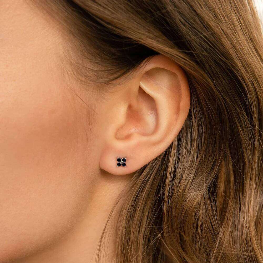Earrings Stainless Steel Cubic Zirconia Minimalist Stud 6mm Adjustable for Simple Daily Wear and Wedding Guest Jewellery Gift High Quality Texture
