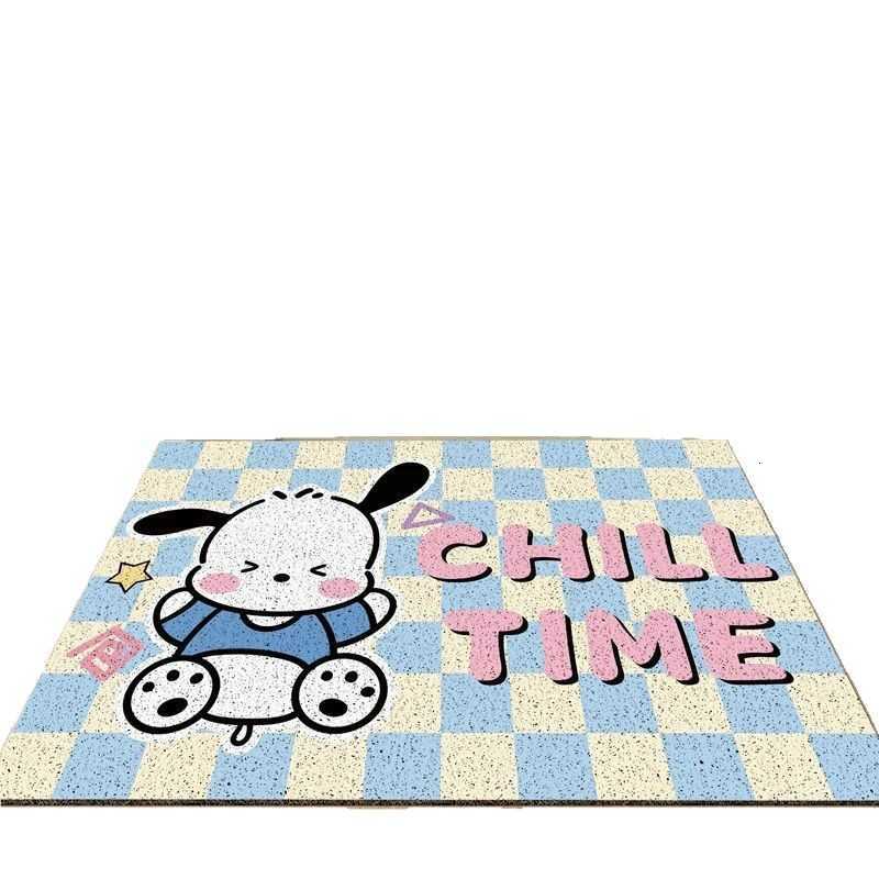 Hello Kitty silk loop entrance mat for home use can be cut to size S260207