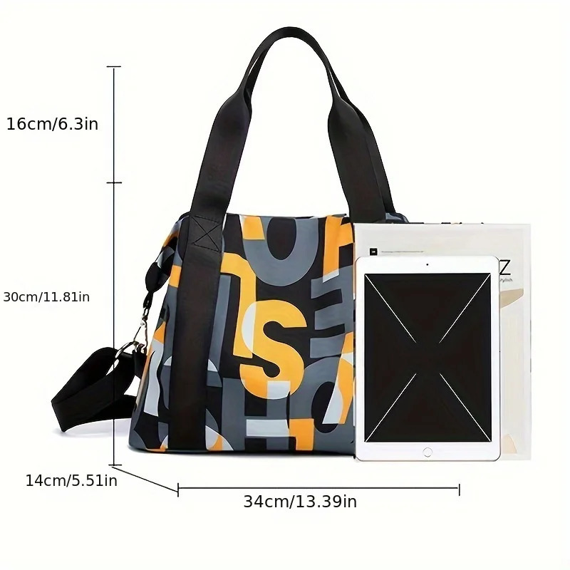Trendy Nylon Womens Bag LargeCapacity Lady Shoulder Crossbody Bags Female Tote Oxford Cloth Outdoor Travel Handbags Bolsas 260208
