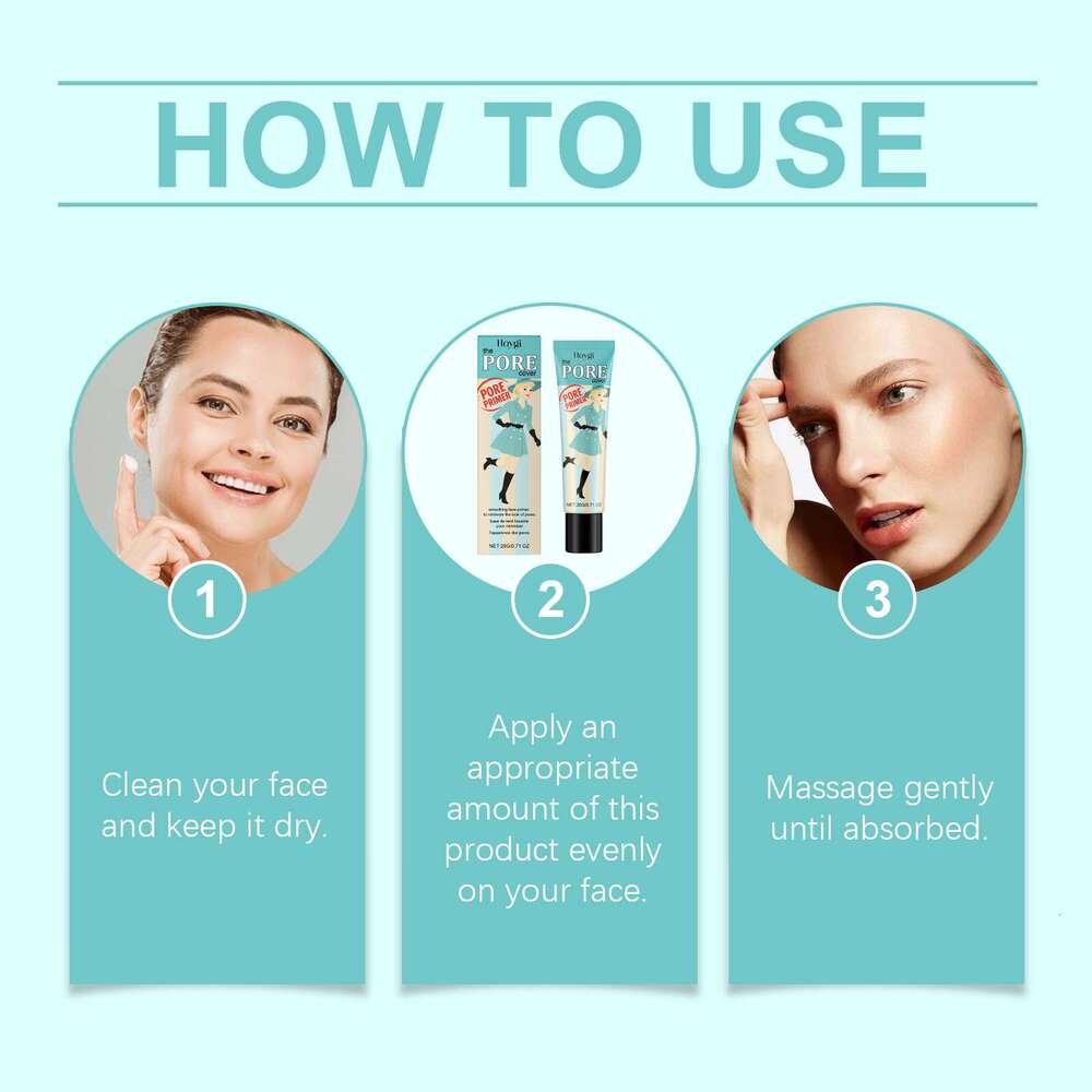 HOYGI Moisturizing Primer Nourishing Skin Isolation Protection Brightening Cream Concealer Clear Hydrating Base