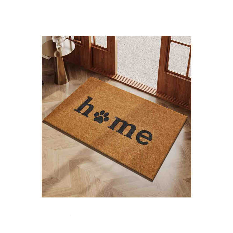 Modern minimalist entrance doormat for home use can be cut to size wear-resistant non-slip PVC loop mat S260207