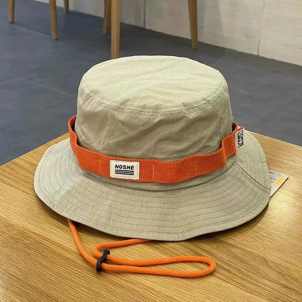 Unisex Summer Sun Hats UV Protection Boonie Hat Sunshade Basin Visor Fisherman Hat For Beach Outdoor Hiking Camping Panama Cap 260204