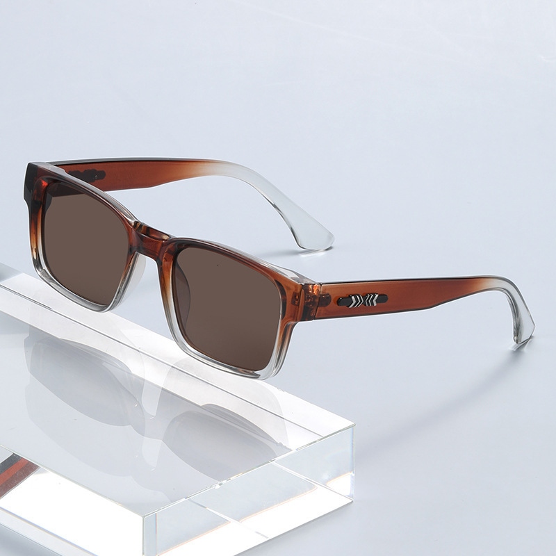 irregular Sunglasses New Fashion Square Frame Sunglasses For Men UV Protection Leopard Print Large Women Trendy