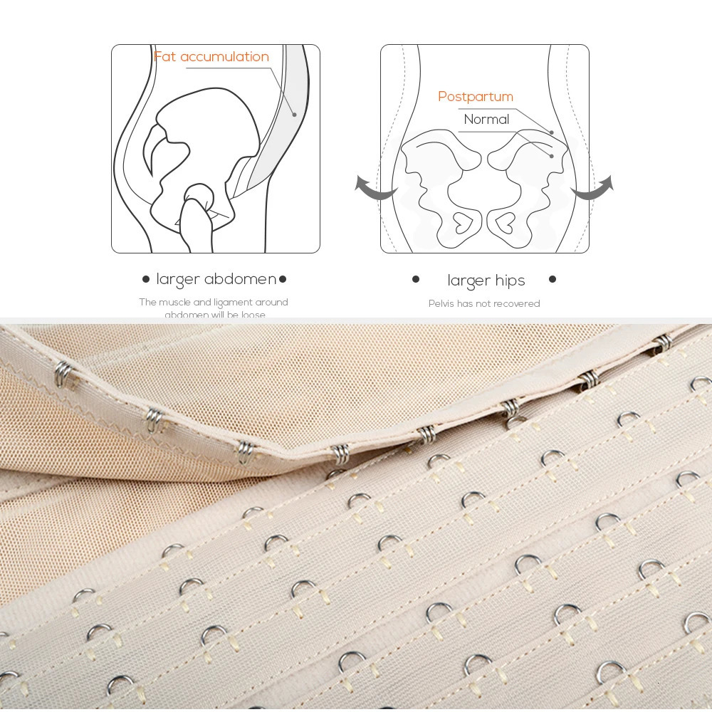 Slimming Waist Trainer Corset Belt Tummy Sheath Body Shaper Shapewear Underwear Modeling Strap Binder for Slim Fit 260207