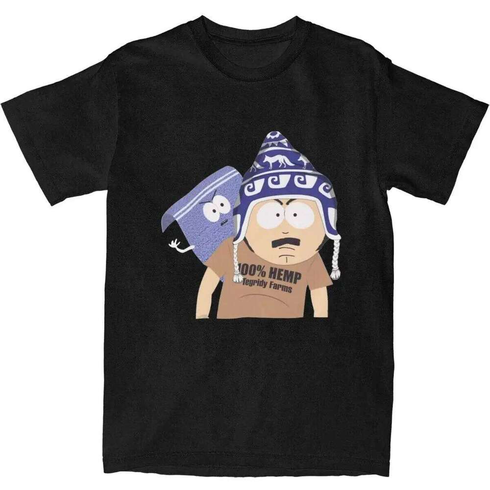 Clothes Leisure Tee Shirts Men Women Tegridy Farms Randy Marsh And Towelie Shirt Merchandise Souths Parks Pure Cotton T-shirts X260209