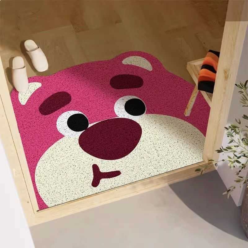 Silk loop floor mat for home entrance cartoon Doraemon doormat non-slip entryway mat foot mat for the hallway entrance S260207