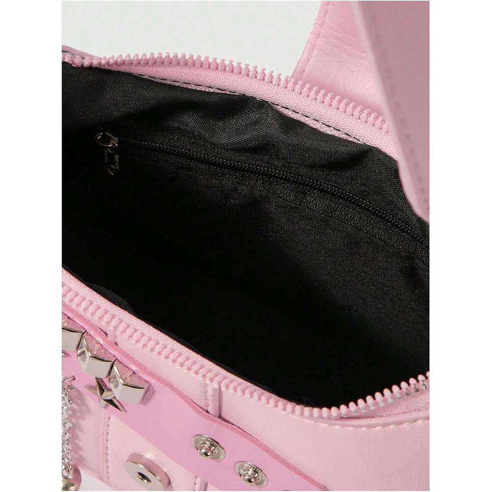 Women S Y K Star Embroidery Shoulder Bag Mini Chain Hobo Handbag Purses