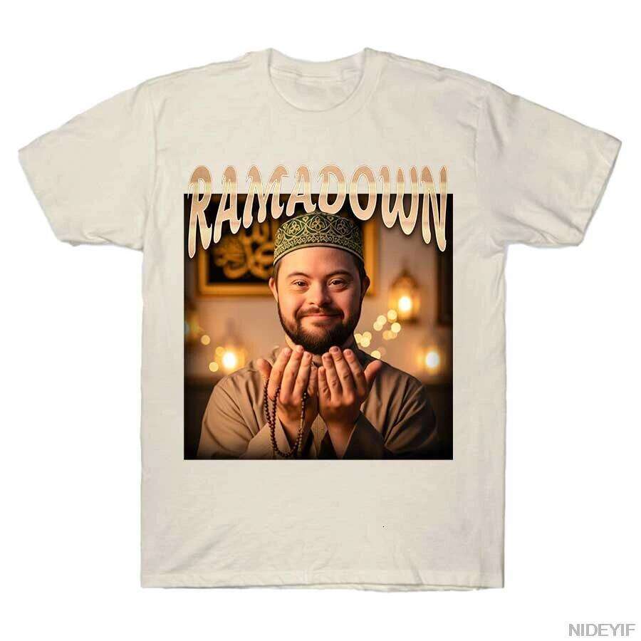 RAMADOWN MEME T-shirt For Men Women 100% Cotton T Shirts Short Sleeve Tops J28 X260209