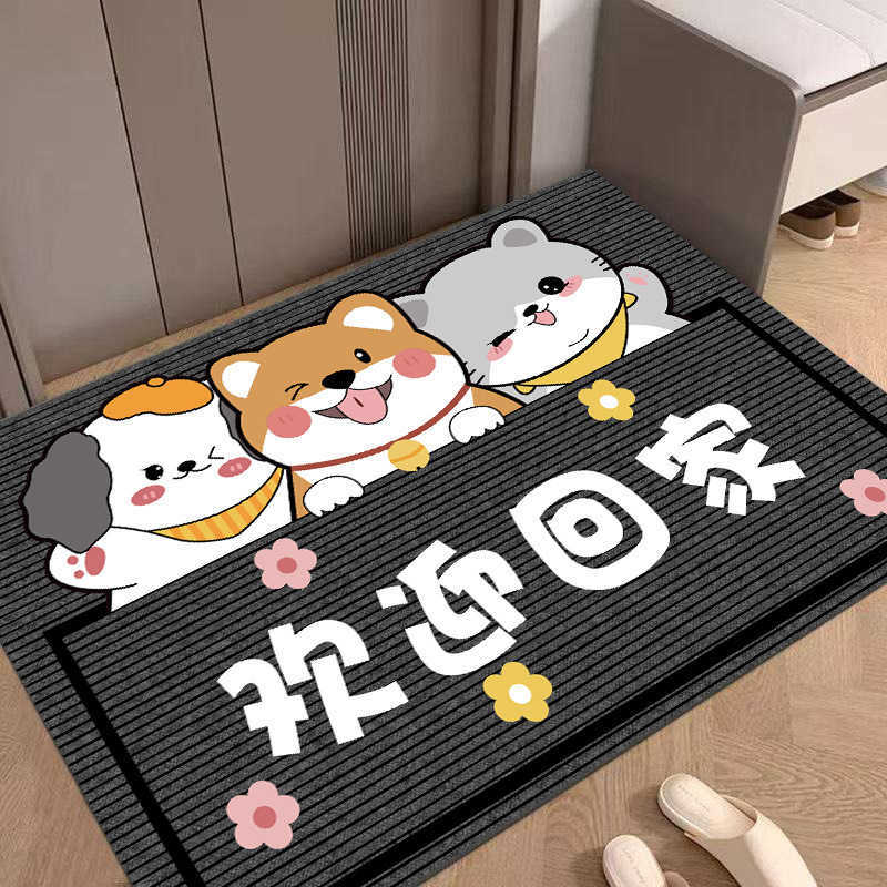 Floor mat for the entrance door hallway foyer corridor home use cartoon floor mat welcome home carpet mat S260207