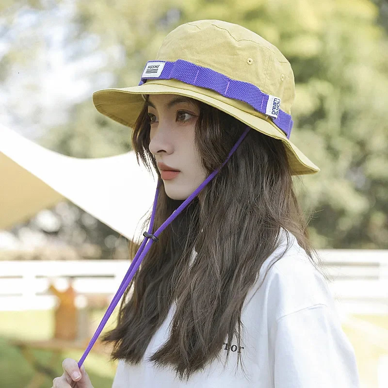 Japan Fisherman Hat Men Women Outdoor Camping Hats Spring Summer Breathable Bucket Hat Trend Mountaineering Sun Hat Panama Caps 260204