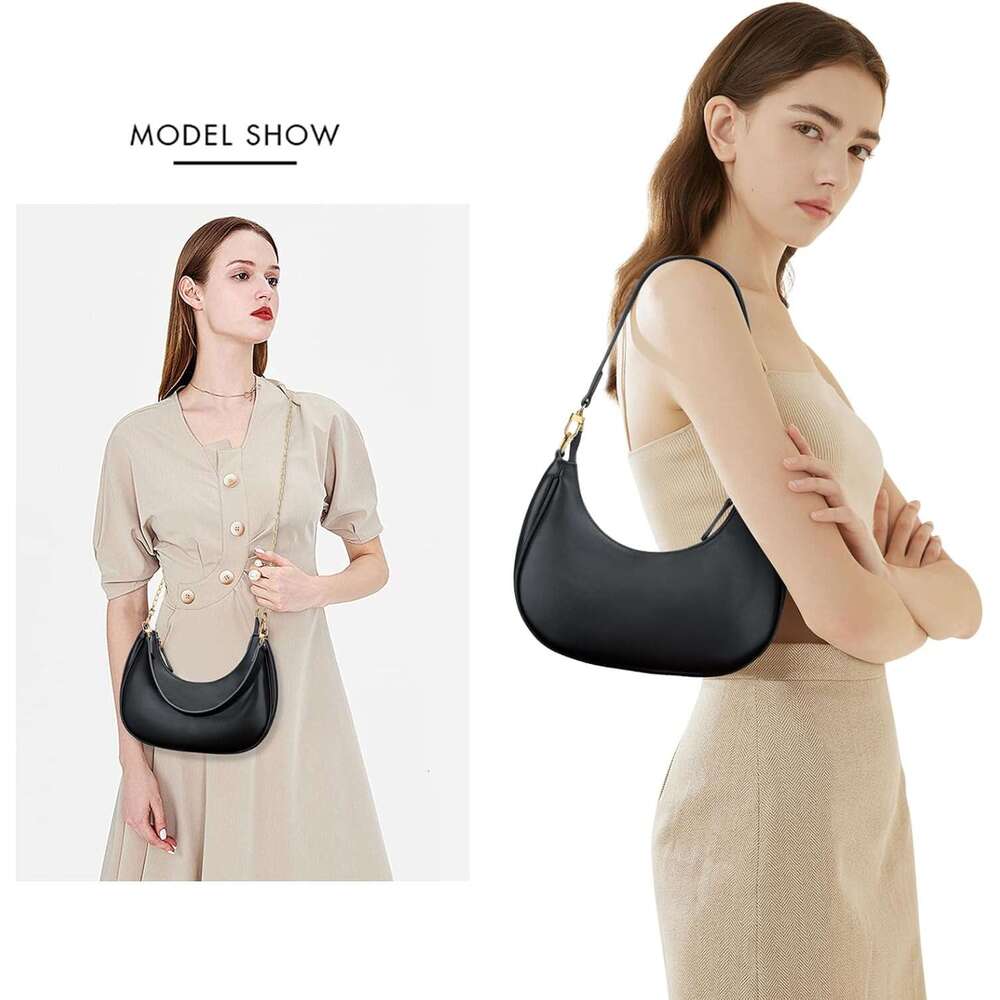 Shoulder For Women Small Purse Cute Clutch Hobo Handbag Trendy Crescent Bag