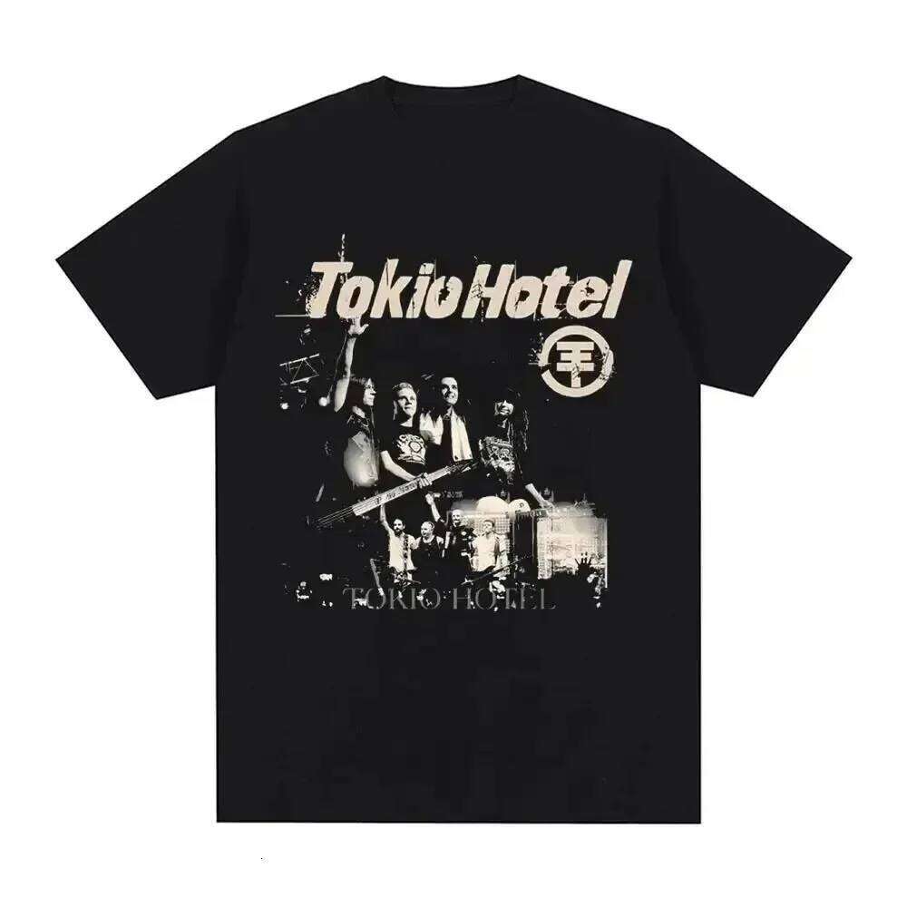 Tokio Hotel Kaulitz Print Tshirt Cotton T-shirt Trend Short Sleeve Tee Men Women Hip Hop Streetwear T Shirt Clothes X260209