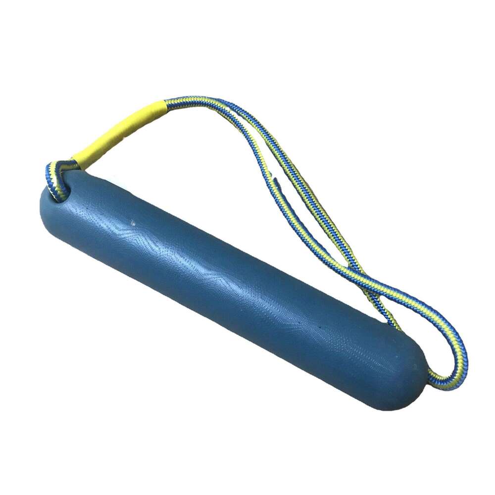 Durable Dog Rubber Stick Toy with Rope Chew-Resistant Pull & Tug Training Toy for All Breeds, Great for Fetch & Bonding